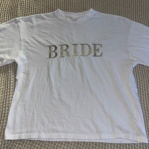 Six Stories White T-Shirt Bride